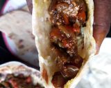 A picture of step 7 of Shawarma pockets.