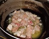 A picture of step 7 of Tikka chicken macroni.