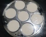 A picture of step 3 of Falahari Idli.