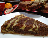 Foto del paso 9 de la receta: Bizcocho cebra borracho de naranja y chocolate