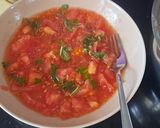Foto del passaggio 3 della ricetta Pomodori farciti, freschi e profumati🍅🍚🌿