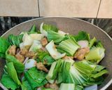 A picture of step 6 of STIR FRY BOK CHOY CHICKEN...