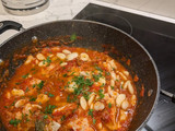 Cod & chorizo tomato stew