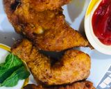 A picture of step 3 of Kfc chicken.