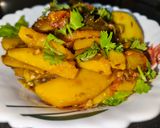 A picture of step 6 of 🥔🍆 Aloo Baingan Ki Sukhi Bhujia | Easy & Tasty Homestyle Recipe.