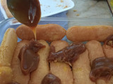 Crema pastelera con vainillas y merengue