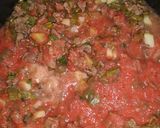Foto del paso 5 de la receta: Bistec picado con nopalitos