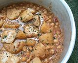 Foto del paso 14 de la receta: Cazuela de patatas y bacalao con garbanzos