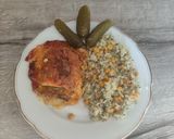 1964. Sajtos Tejfölös Töltött Karaj Kukoricás Rizzsel 😋 recept fázis 9 fotója