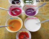 Hình bước làm 5 của món Chè trôi nước 7 sắc cầu vồng màu tự nhiên