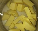 A picture of step 2 of Potato Roses.