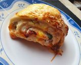 Sonkás-kukoricás és magyaros háromszög recept fázis 11 fotója