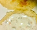 A picture of step 12 of Falafel with pita bread and spicy yoghurt #zoomfalafel.