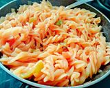 A picture of step 5 of Myonnaise Vegetable pasta.