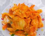 Hình bước làm 4 của món Kim chi cải thảo