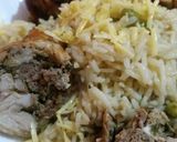 صورة لخطوة 5 من وصفة أرز بسمتي بالبازلاء مفلفل رائع 🍛
