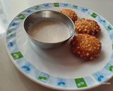 A picture of step 3 of Sweet potato sabudana vada.