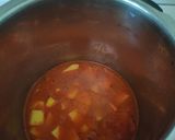 A picture of step 5 of Aaloo Rasedar😋.