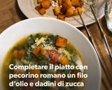 Foto del passaggio 4 della ricetta Busiate con tenerumi, zucca e fiori