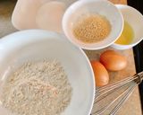 Hình bước làm 1 của món Bánh mè cuộn-món ăn vặt