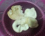 Hình bước làm 1 của món Trứng chiên nấm hoàng đế