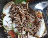 Foto langkah ke 4 dari resep Oseng terong teri.