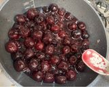 A picture of step 4 of Cherry Compote.