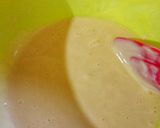 A picture of step 7 of Hot milk tea cake (without oven).