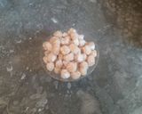 A picture of step 2 of Lamb Tripe with Chickpeas.