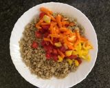 صورة لخطوة 3 من وصفة سلطة الكينوا بالسبانخ واللوز🥗