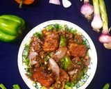A picture of step 13 of Chilli Paneer Dry.