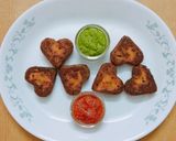 A picture of step 1 of Aloo Tikki.