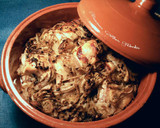 Foto del paso 24 de la receta: Cazuela de pollo encebollado al horno, con patatas y majado de higadillos