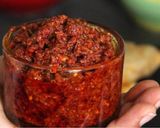 A picture of step 7 of Dal batti with garlice chutney.