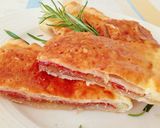 Foto del paso 11 de la receta Hojaldre relleno de jamón ibérico y cabello de ángel