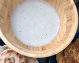 Une image de l'étape 3 de Galettes de lentilles (vegan et sans gluten) - petits pains plats - sauce végétale miel/citron.