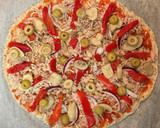 Foto del paso 10 de la receta: Pizza de melva con pimiento asado