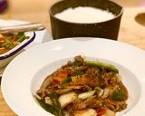 A picture of step 8 of Beef & Oyster sauce with black pepper.