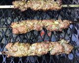 A picture of step 3 of California Farm Koobideh Kebab.