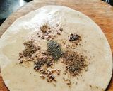 A picture of step 6 of Pepper with salt paratha 😋😋.