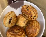 A picture of step 15 of Chocolate stuffed masa pancakes.
