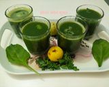 पालक आंवला ग्रीन जूस (Palak Aamla Green Juice Recipe In Hindi) रेसिपी चरण 6 फोटो