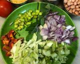 A picture of step 1 of Broken wheat Khichdi.