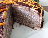 Foto langkah ke 9 dari resep 41. Chocolate Mille Crepes Cake "Spesial 11th Cookpad"🧡🧡.