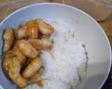 Une image de l'étape 4 de Crevettes au caramel.