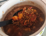Foto del paso 7 de la receta: Lentejas con Tocino y Plátano Macho
