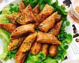 Hình bước làm 2 của món Nem rán