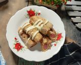 Foto langkah ke 6 dari resep Tempe Gulung Sosis Kriuk.