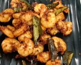 A picture of step 5 of Peri Peri Prawns (shrimp).