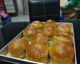 Foto langkah ke 10 dari resep Anabolic Pumpkin Sweet Cheese Raisin Buns |High Protein, Low Calorie, Sugar Free.